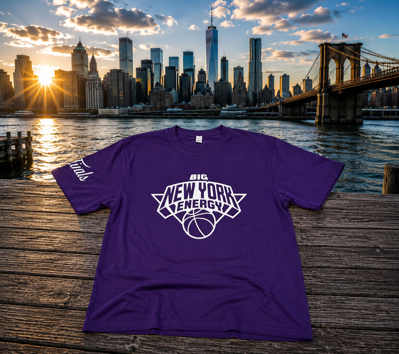 NAVY BLUE BIG NEWYORK ENERGY T-SHIRTS