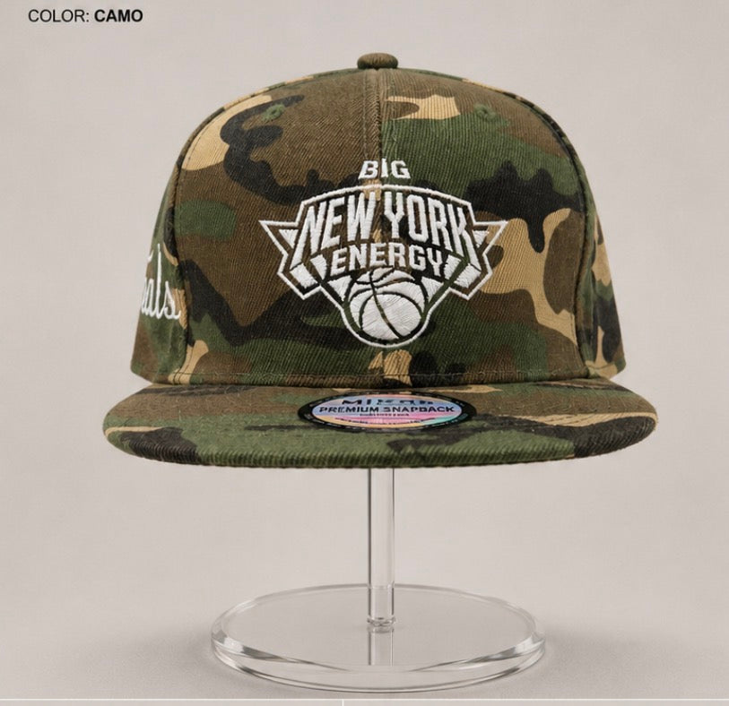 BIG NEWYORK ENERGY SNAPBACK HAT.