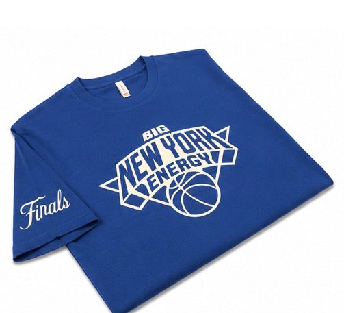 ROYAL BLUE BIG NEWYORK ENERGY T-SHIRTS